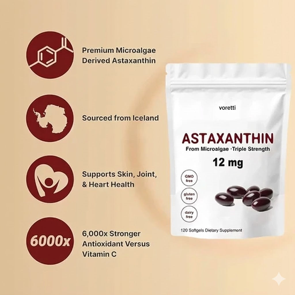 Astaxanthin 12Mg Capsules