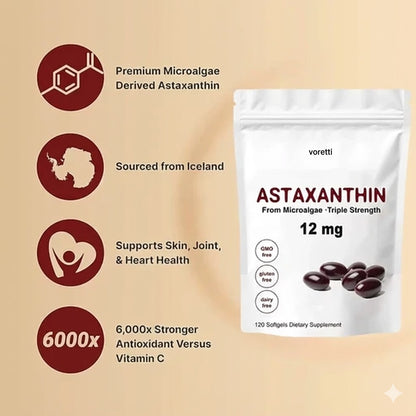 Astaxanthin 12Mg Capsules